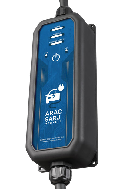 Portatif Taşınabilir EV Araç Şarj Cihazı